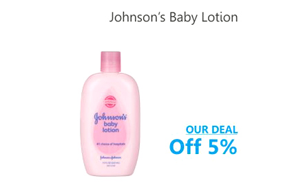 SRS Value Bazaar Saket - Rs 55 off on Johnson's Baby Lotion. Valid at all SRS outlets. 
