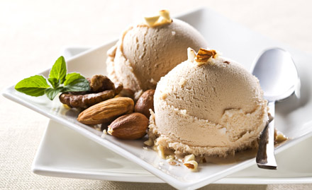 Temptations Scoops, Ice Cream Parlour Tikkle Road - 20% off on ice creams. Irresistibly flavoured!