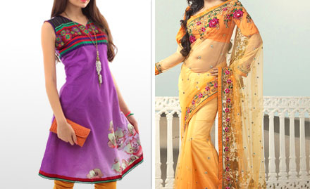Pajum Apparels Beltola Tiniali - Get 25% off on ladies apparel - kurties, saree, mekhela chador & more