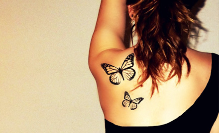 Aliens Tattoos Andheri West - Rs 29 to get 50% off on black or coloured permanent tattoo