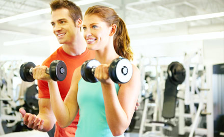 Sun Star Gym Adajan - Get 6 gym sessions. Also get 15% off on further membership!