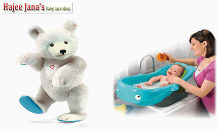 Hajee Janas Baby Care Basaveshwar Nagar - Rs 9 to get 20% off on diaper, baby essentials, soft toys and more