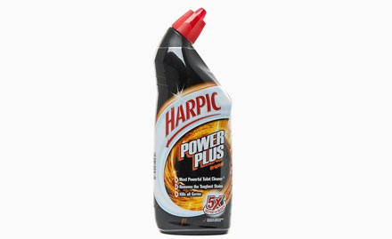 Reckitt Benckiser Big Bazaar Outlets - Get Harpic Flushmatic worth Rs 52 free with Harpic toilet cleaner power plus or power plus orange or power plus rose 1 ltr pack. Valid at all super markets.