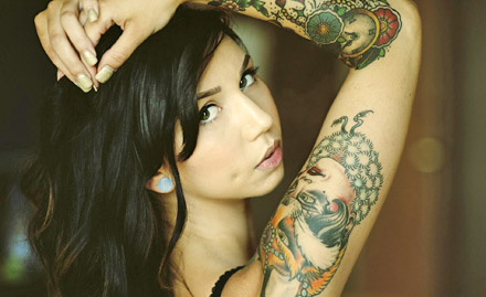 Dev Tattoos Janakpuri - Rs 49 to get 50% off on coloured or black & grey permanent tattoo - A pigment for your imagination