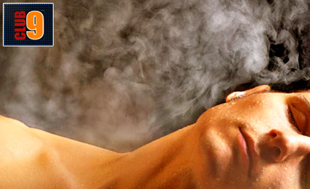 Club 9 Gandhi Maidan - 50% off on steam massage. Also get 75% off on dietician, nutrition & complete body check up!