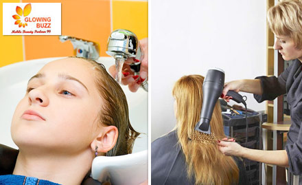 Glowing Buzz Sector 21, Faridabad - 50% off on all beauty services. Get ready for glowing looks!