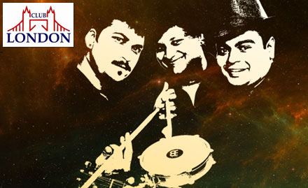 Club London Saket - 20% off on entry passes to Friday special sufi nights - by Jugni Band. Also get 20% off on total food bill! 