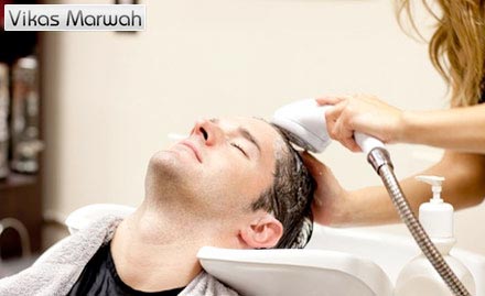 Vikas Marwah's Salon & Academy Andheri West - Rs 499 for L'Oreal hair spa with protein power dose, head massage, hair cut, blow-dry & hair styling