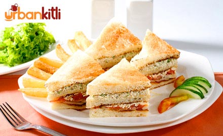 Urban Kitli Prahlad Nagar - Buy 1 get 1 free offer on urban grilled sandwiches