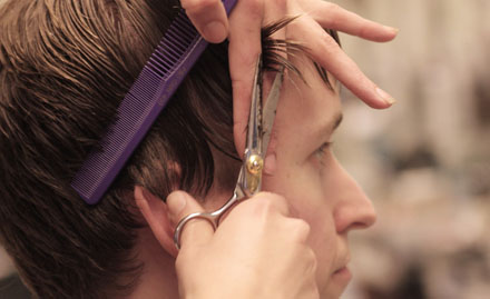 Make Up Professional Gents Salon Sector 5 - 30% off on all grooming services - facial, hair cut, shaving & more
