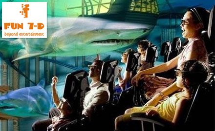 Fun 7D Shankar Sheth Road - Buy 1 ticket and get 50% off on second 7-D movie ticket. Experience the thrill!