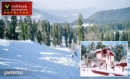 Vardaan Resort Patnitop, Jammu - 50% off on room tariff in Jammu. Stay close to nature!