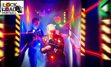 Lock 'N' Load Paintball Subhash Nagar - Buy 1 get 1 free offer on laser tag. It's time to tag your enemy! 