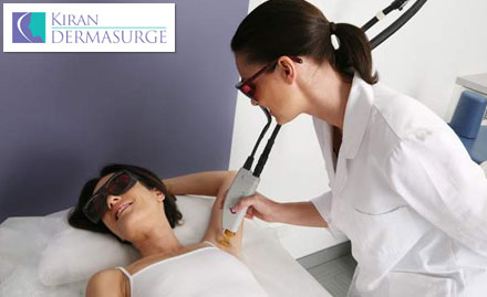 Kiran Dermasurge Sushant Lok Phase 1, Gurgaon - 40% off on laser hair removal sessions for under arms or full legs