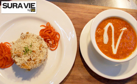 Sura Vie Pitampura - 15% off on food and beverages - Exclusively from Sanjeev Kapoor's kitchen