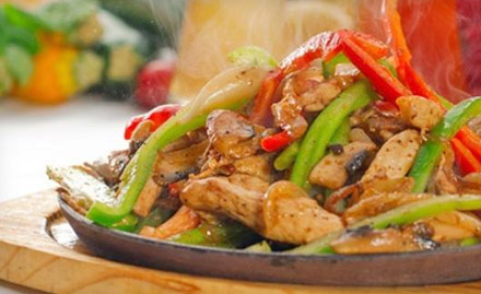 Kobe'z Sizzlers Lounge & Restaurant Bhupindra Road - Rs 19 to get 15% off on total food bill. Sizzle up your taste buds!