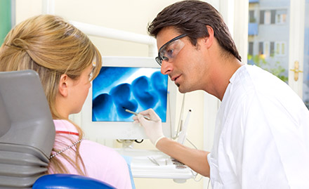 Kamal Dental Clinic Mohali - Dental consultation, teeth cleaning, tooth filling and X ray at Rs 249