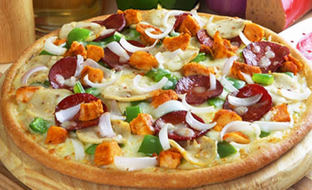 Satellite Pizza Sector 76, Noida - Enjoy combo meal starting from Rs 449. Mouth watering pizza, garlic bread and more!