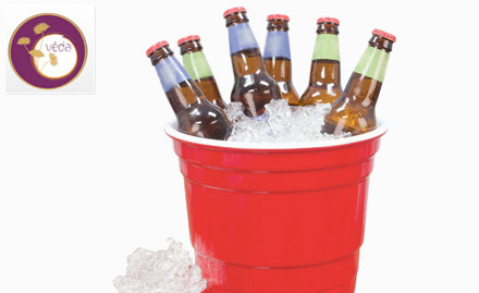 Veda  Vasant Kunj - Get a beer bucket at just Rs 799. Let the beer flow!