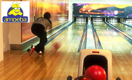 Amoeba Sports Bar Whitefield - Get upto 33% off on bowling, beer, food and more. A perfect place to hangout with friends!