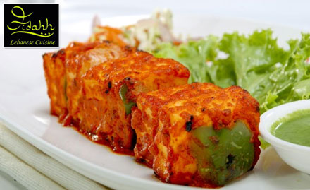 Fidahh Vasant Kunj - Get combo meal for two at Rs 459. Enjoy Lebanese cuisines!