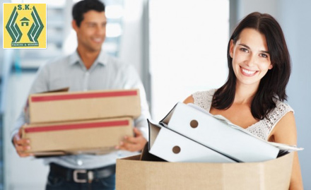 S.K Packers & Movers Panthulugari Meda - 30% off on home or office relocation services