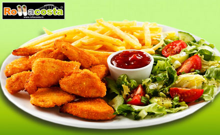 Rolla Costa Malad East - 25% off on total bill for just Rs 19. Tickle your taste buds!