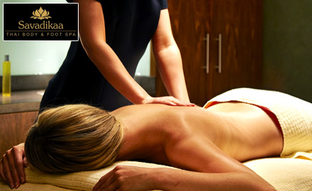 Savadikaa Thai Body And Foot Spa Kulkarni Bagh Lane - 35% off on spa services for just Rs 29. Relax and rejuvenate!