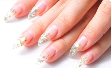 Lofiel The Beauty Parlour And Spa Satellite - Rs 1309 for permanent Gel nail extension. For beautiful nails!