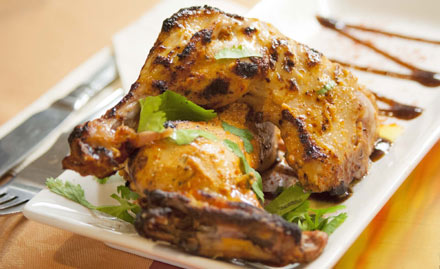 Le Garlic Family Restaurant Dwarka - 20% off on total food bill for just Rs 29. Dine in luxury!