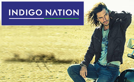 Indigo Nation Roopena Agrahara - Rs 500 off on purchase of Rs 3000 & above. Be the best dressed man ever!