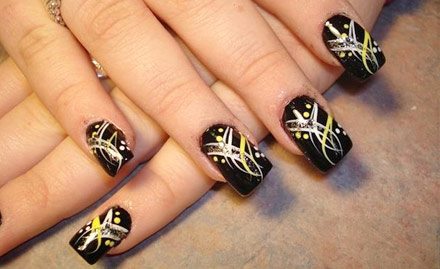 Nail Studioz Academy & Nail Spa Phase 9 - Rs 2899 to get nail extention & nail arts