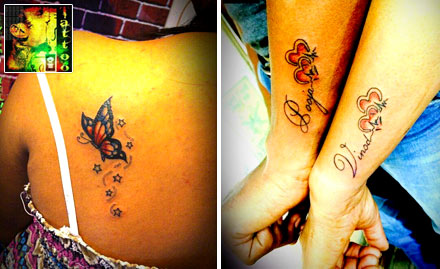 Shikara Tattoo Studio Thane West - 50% off on permanent tattoo. Get inked!