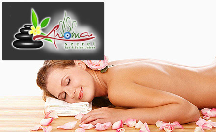 Aroma Secret Spa And Salon Versova - Full body tan removal scrub, spa manicure, spa pedicure & more at just Rs 999. Skin care with the best beauty products!