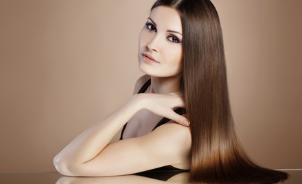 New Leaves Beauty Boutique Avadi - Matrix hair straightening at just Rs 2999. Get rid of the curls!
