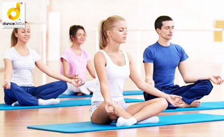 Studio Dance 360 Banaswadi - 4 yoga or aerobics sessions at just Rs 19. Also get 50% off on further enrollment!