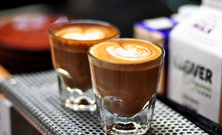 Thirsty Scholar Cafe Pari Chowk, Greater Noida - Buy 1 get 1 offer on hot coffee. Awaken your senses!