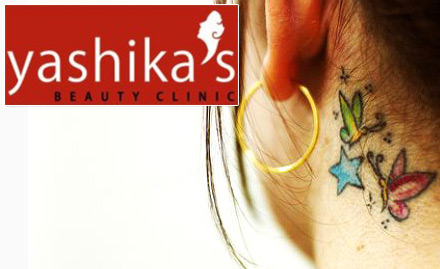 Yashika's Beauty Clinic Malad West - 4 sq inch permanent tattoo at just Rs 499. Ink your skin!