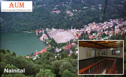 AUM Hotel & Panchkarma Centre Ayar Patta - 35% off on room tariff in Nainital. For excellent facilites and services!