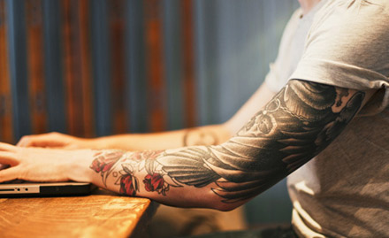 Style Inks Tattoos & Piercing Secunderabad - 40% off on black & coloured permanent tattoo. Get a trendy body art!