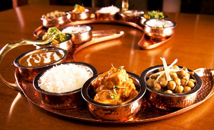 Ganapati Pure Veg Restaurant Daba Garden - Get delectable veg thali starting at Rs 109. Enjoy dal bati churma, missi roti, rice & more!