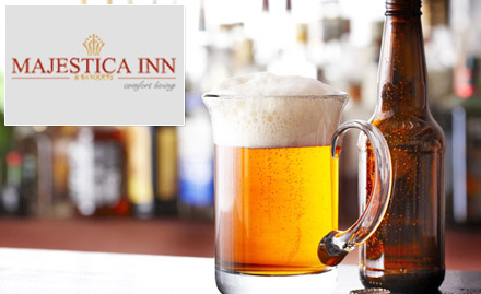 Majestica Bar Kondapur - 30% off on IMFL. Enjoy an assortment of signature beverages!