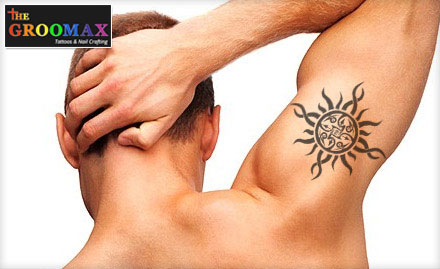 The Groomax Tattoo Adarsh Nagar - Get coloured or black and grey permanent tattoo starting from Rs 299 