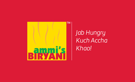 Ammi's Biryani Andheri East - Get a Murg Kalimirch, Murg Guntur Kebab or Acchari Aaloo absolutely free on purchase of Hyderabadi Biryani