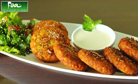 Foa - The Flavours Of Arabia Sector 49, Gurgaon - Unlimited IMFL, starters & more starting at just Rs 648