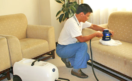Karan Sofa Dry Cleaner Doorstep Services - 30% off on sofa dry cleaning at your doorsteps. 
