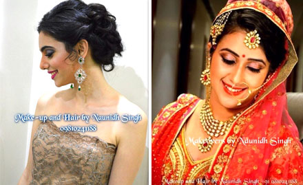 Makeup By Naunidh Singh Sector 14, Faridabad - 35% off on bridal package. Services to bring the best in 'You'