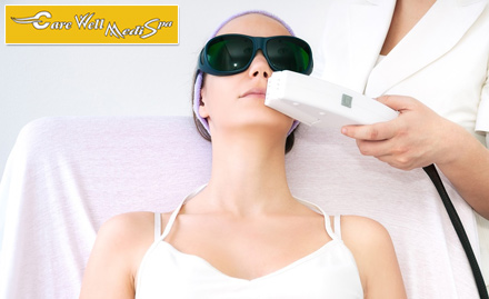 Carewell Unisex Salon Chittaranjan Park - 80% off on laser hair removal treatment for cheek, upper lips, neck, arms and chin!