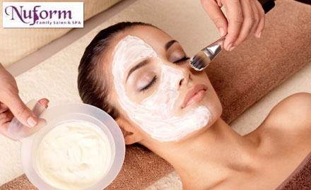 Nuform Family Salon & Spa Sharanpur - 30% off on all beauty and spa services. For a relaxing and rejuvenating experience!