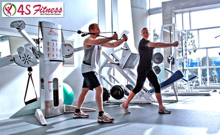 4S Fitness HBR Layout - 5 gym classes. Also get 10% off on further enrollment!